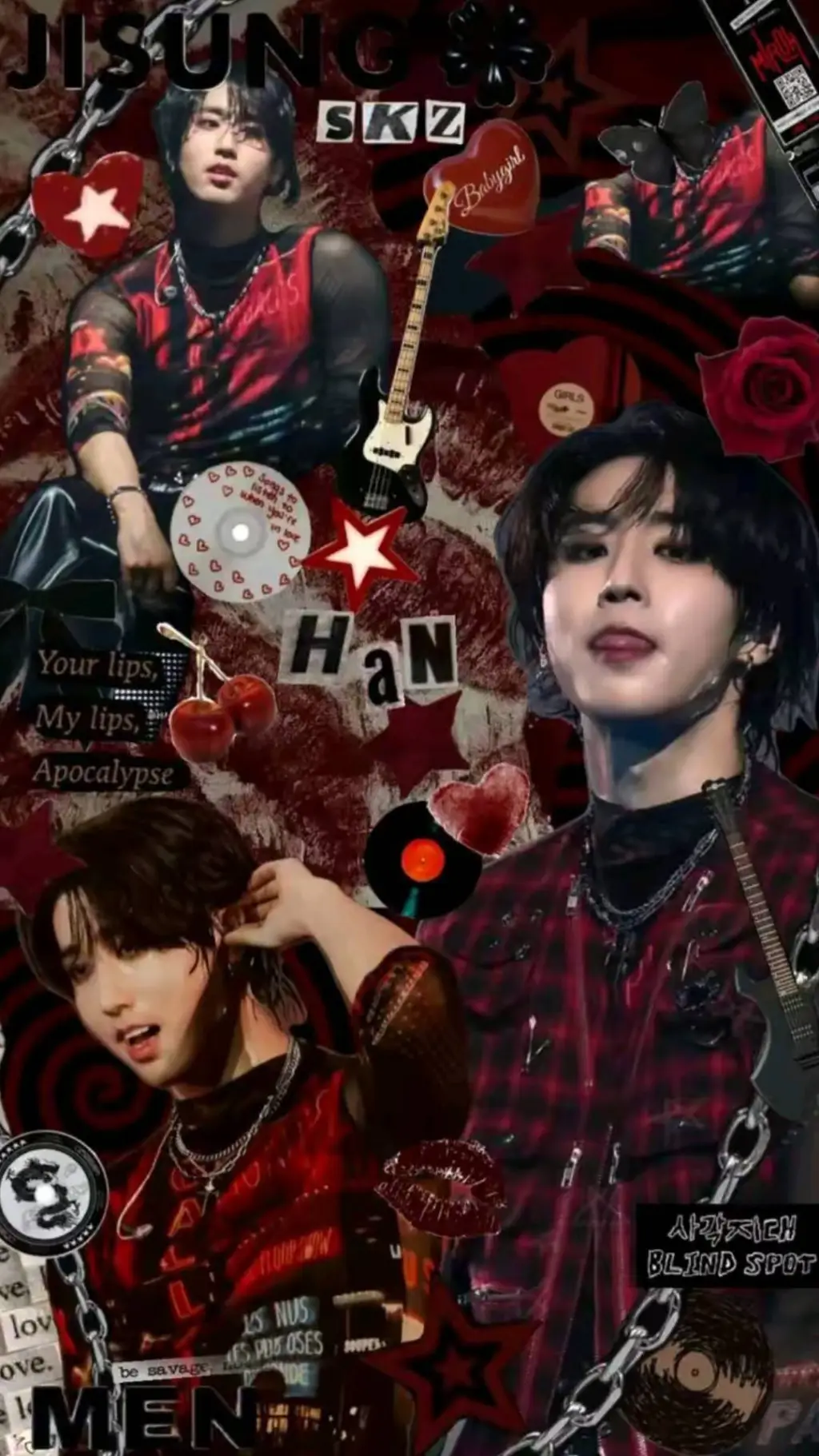 ai character: han jisung  background