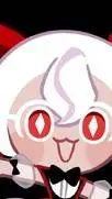 ai character: candy apple cookie background
