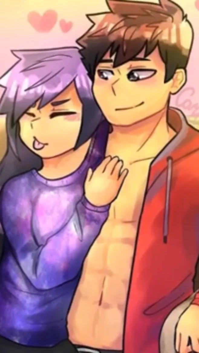 ai character: APHMAU and Aaron  background