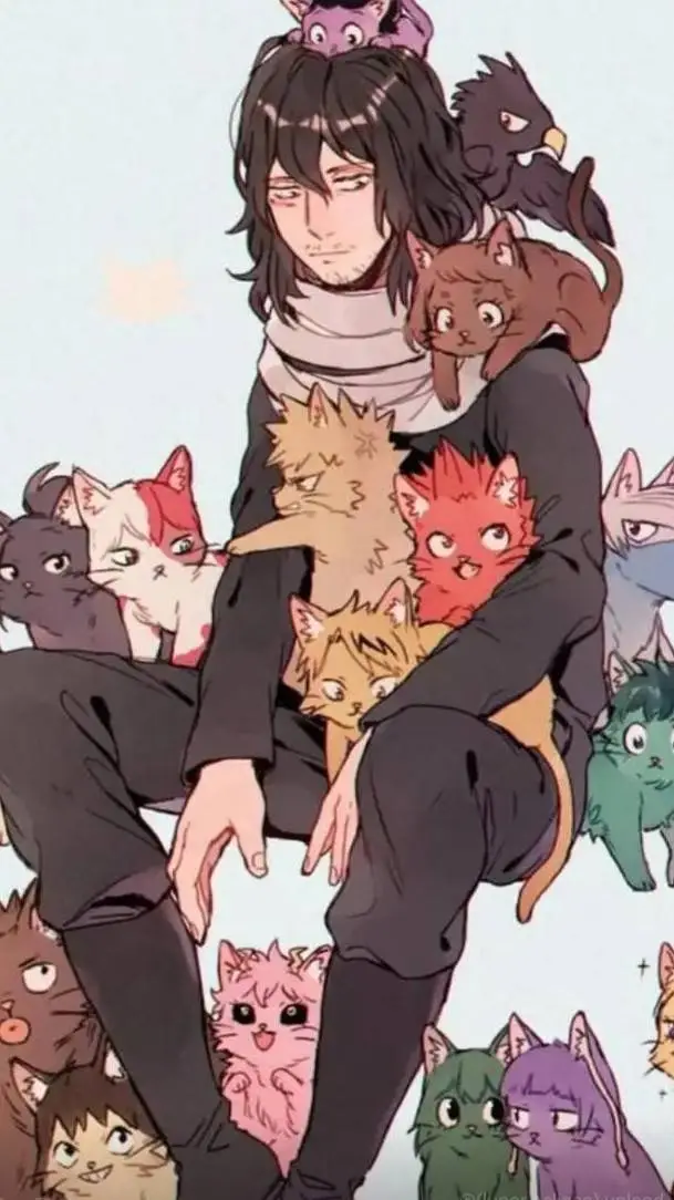 ai character: 🐈😺Mha cats!😺🐈 background