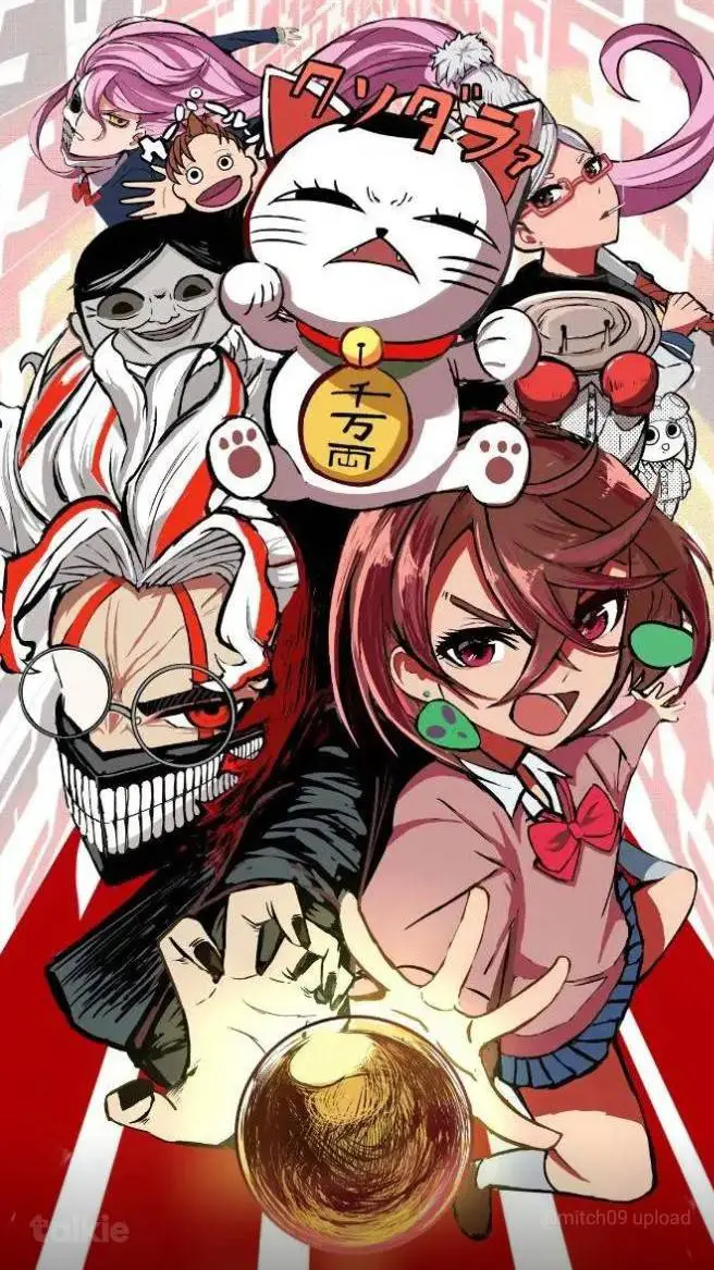 ai character: Dan Da Dan  background