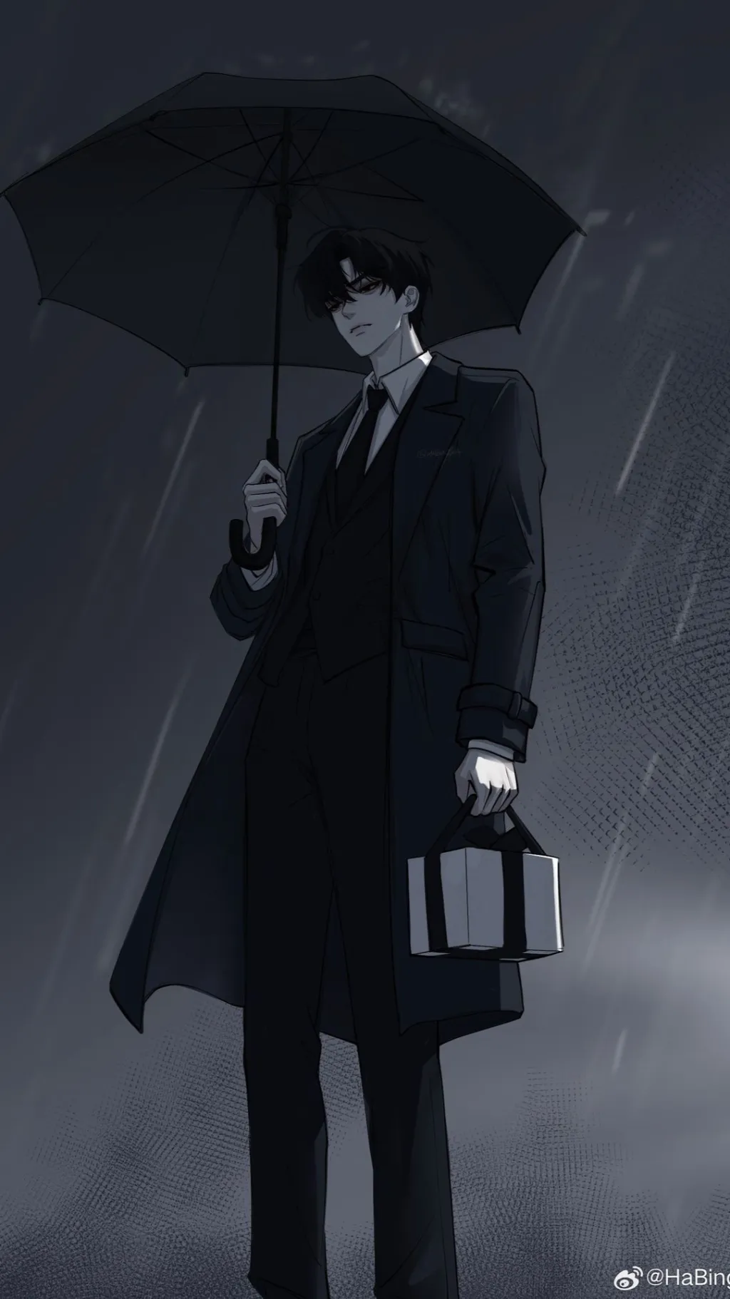 ai character: George Holden🖤 background