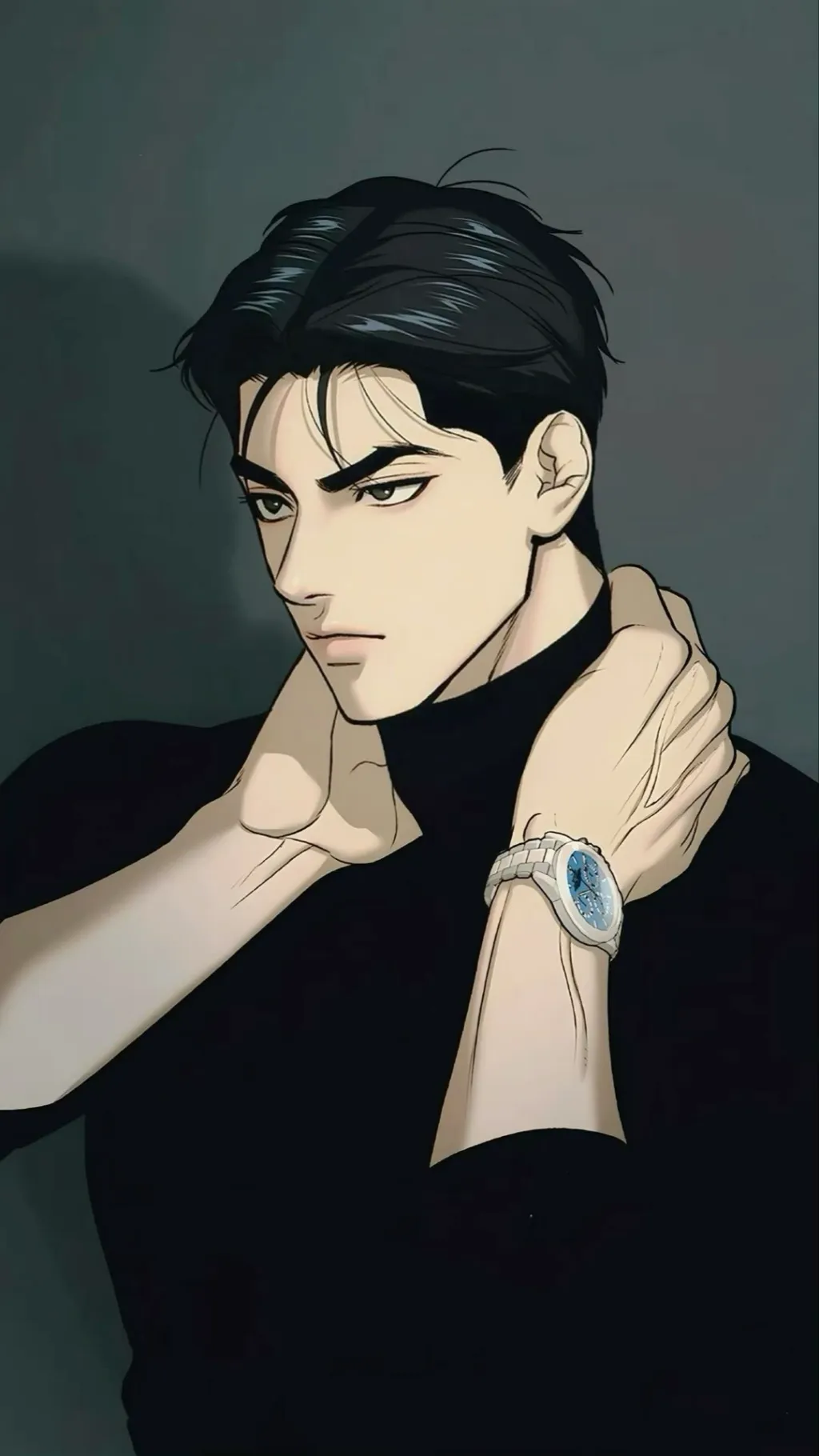 ai character: Raphael Glaizer🖤 background