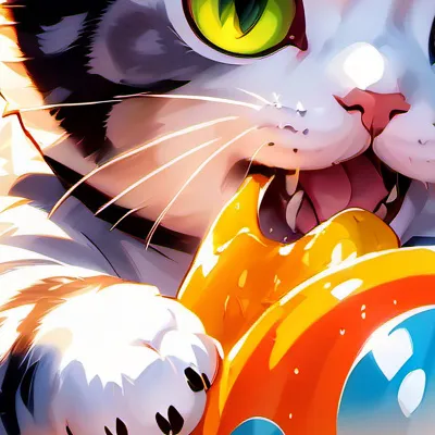 chat with ai character: Cats on a box