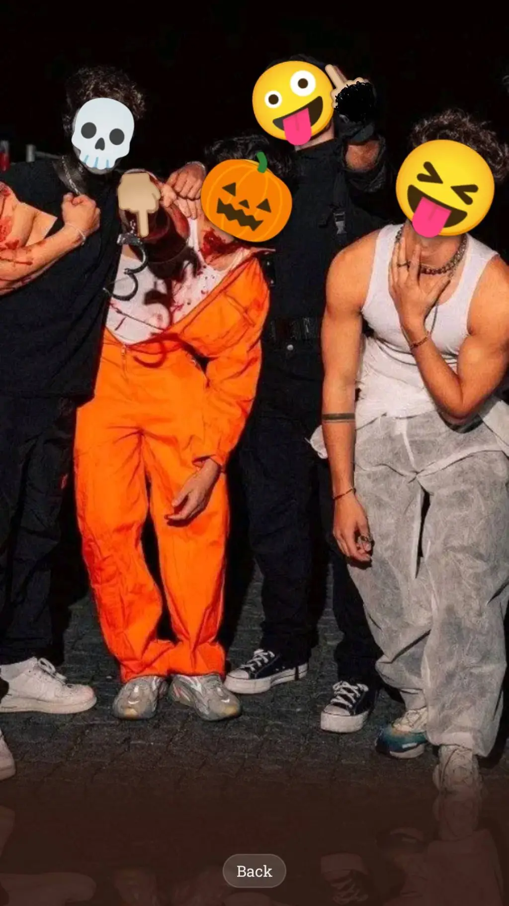 ai character: Halloween night background