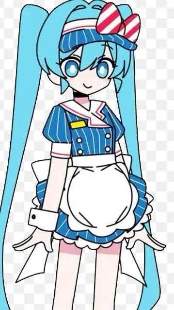 ai character: hastune miku lyric background