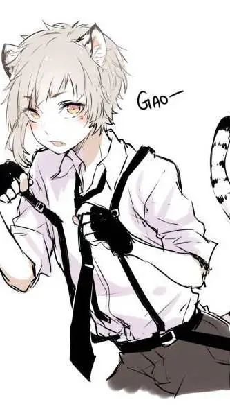 ai character: 🐱cayu💛✨️ background