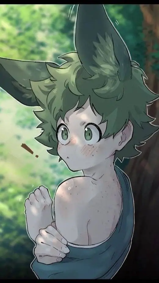 ai character: deku conejo🐰🥦 background