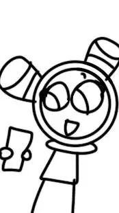 ai character: meme background