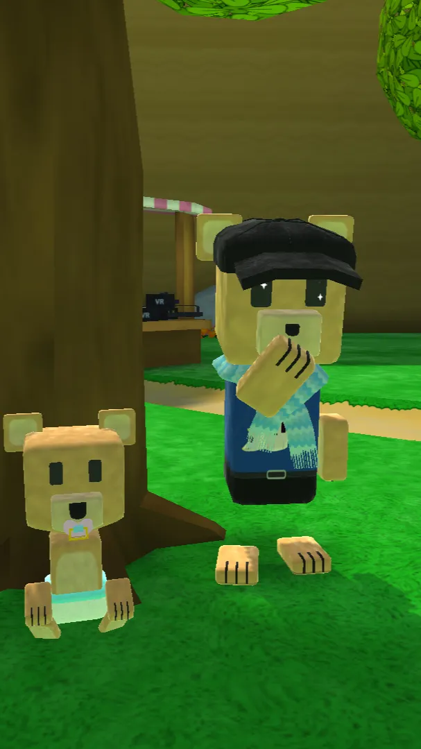 ai character: Me and my son(sup  background