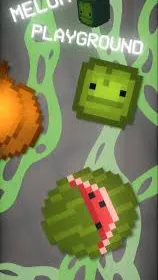 ai character: Melon sandbox ￼:) background