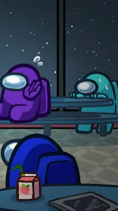 ai character: Among us background