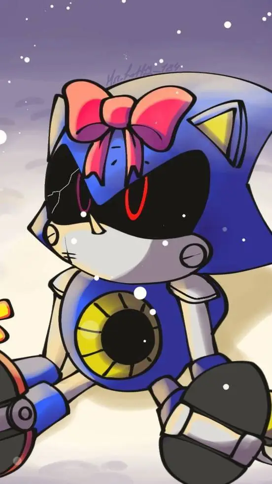 ai character: metal sonic :3 background
