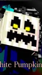 ai character: white pumpkin  background