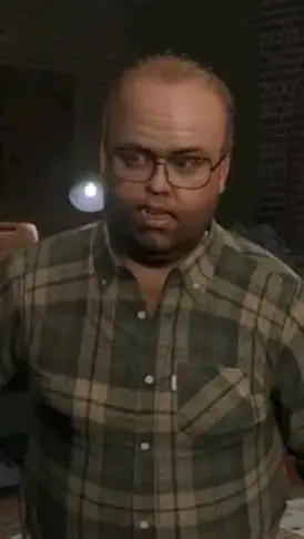ai character: Lester Crest  background