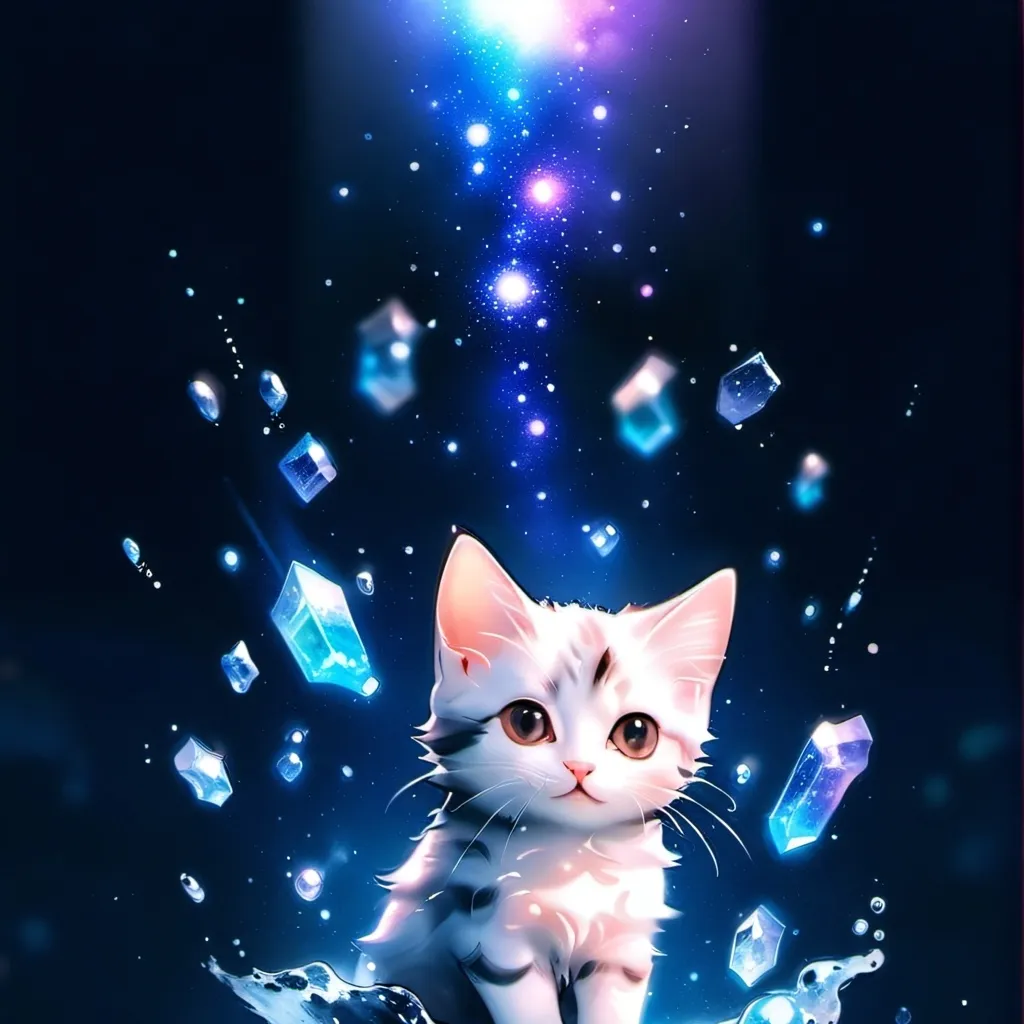 chat with ai character: stuck kitty