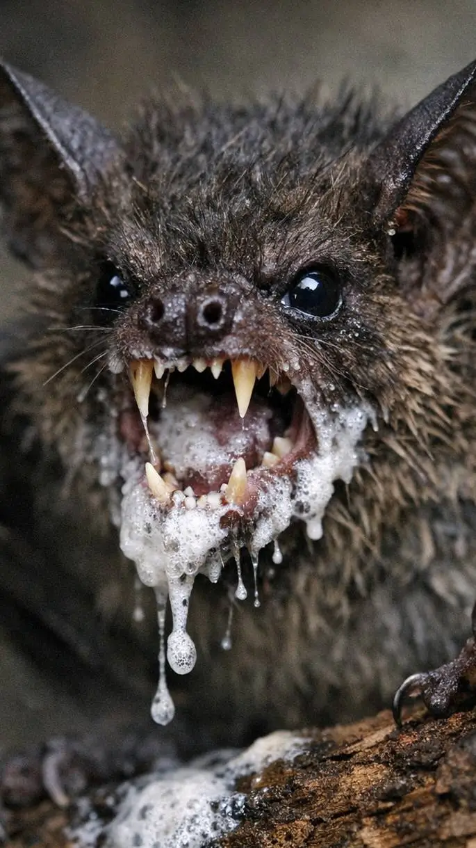 ai character: rabies bat background
