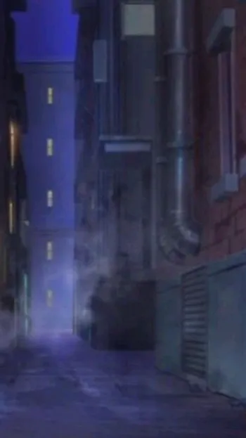 ai character: Mha alleyway  background