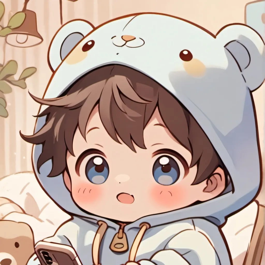 chat with ai character: cute phone baby