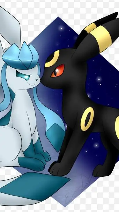 ai character: glaceon ♀️ background