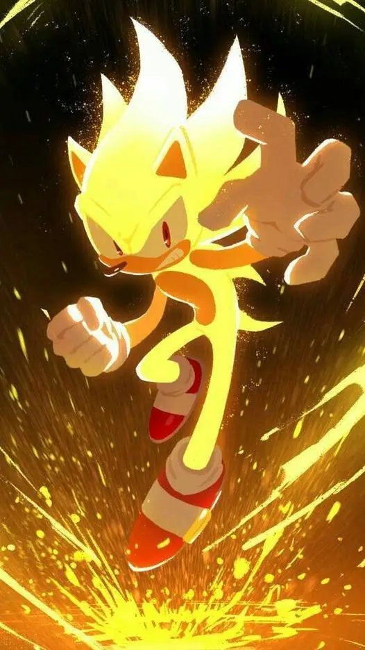 ai character: super sonic background