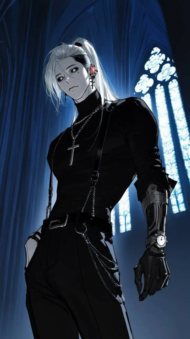 ai character: Aléssio  background