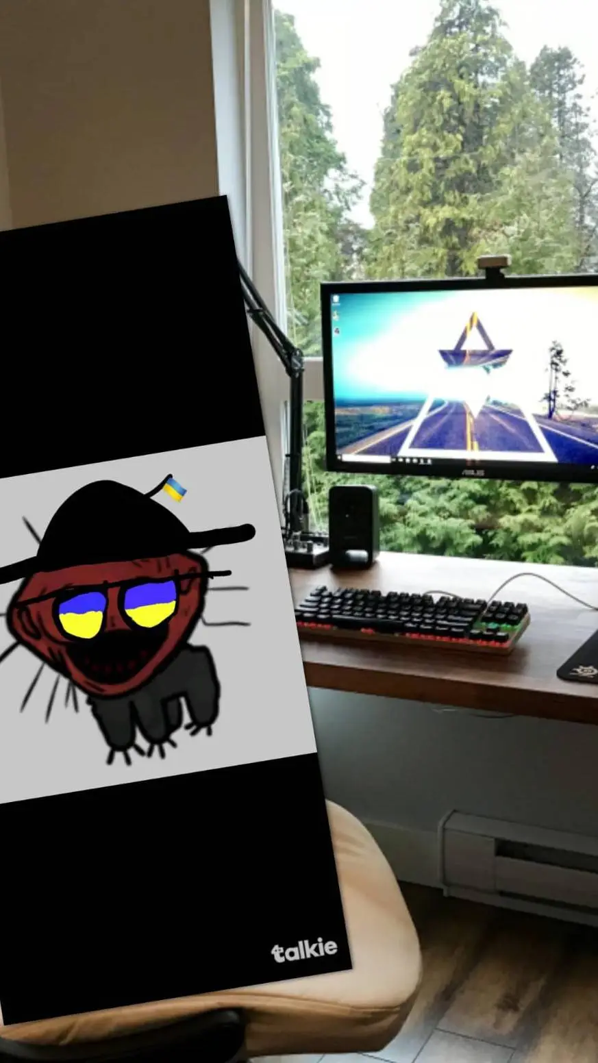 ai character: комп варе background