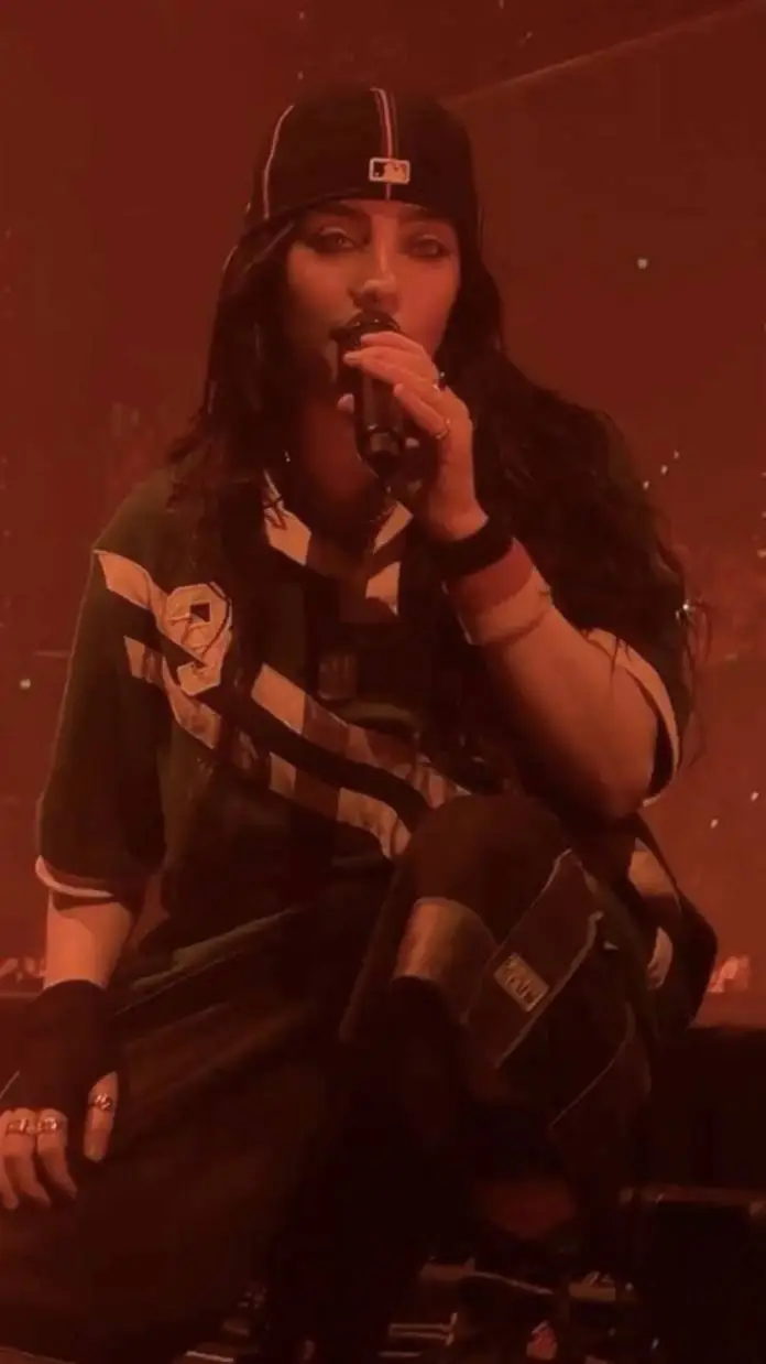 ai character: Billie eilish background