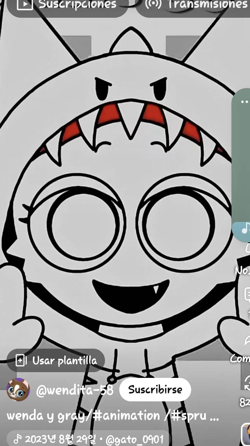 ai character: grey oren pinki  background