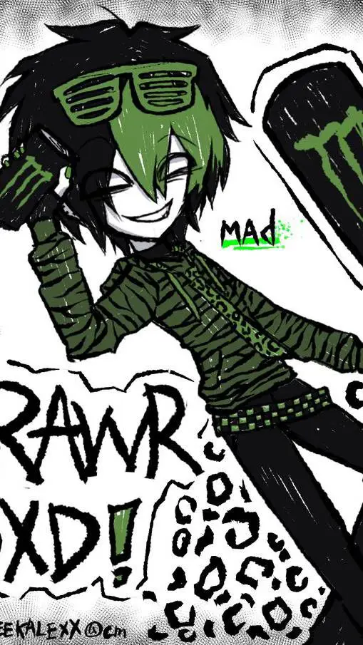ai character: рэйв background