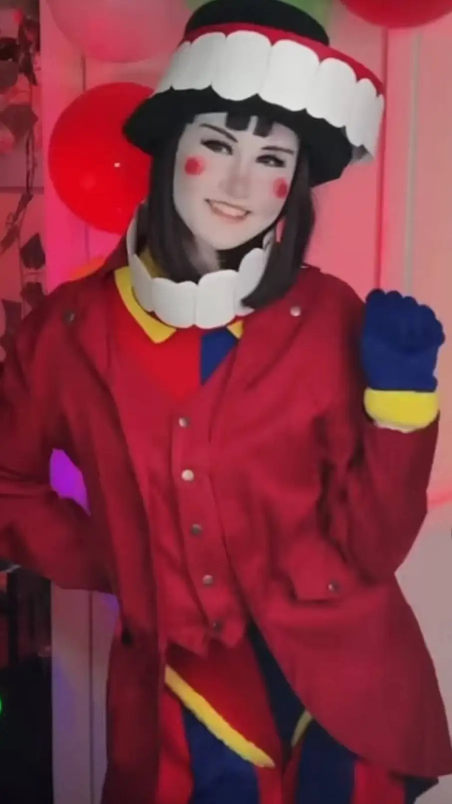 ai character: косплеер  background