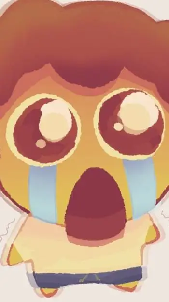 ai character: shedletsky cry sad background