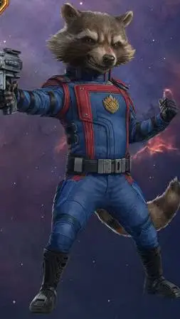 ai character: Rocket Raccon background
