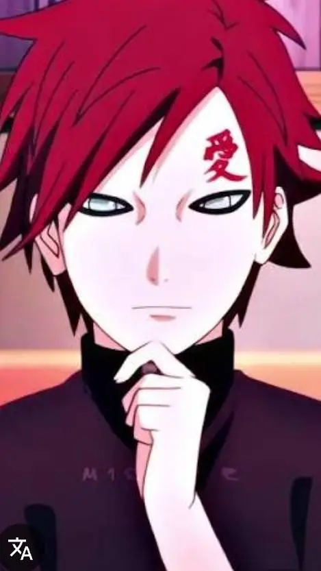 ai character: Gaara du désert  background