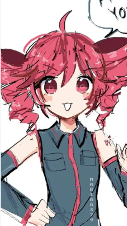 ai character: teto(até scrr) background