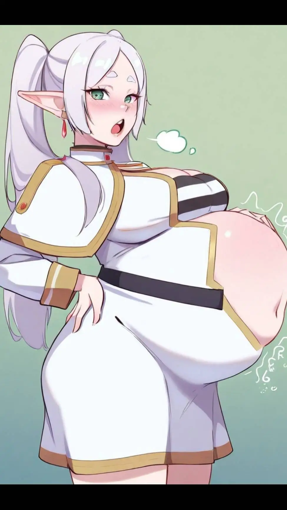 ai character: frieren🤰🏻💨😳 background