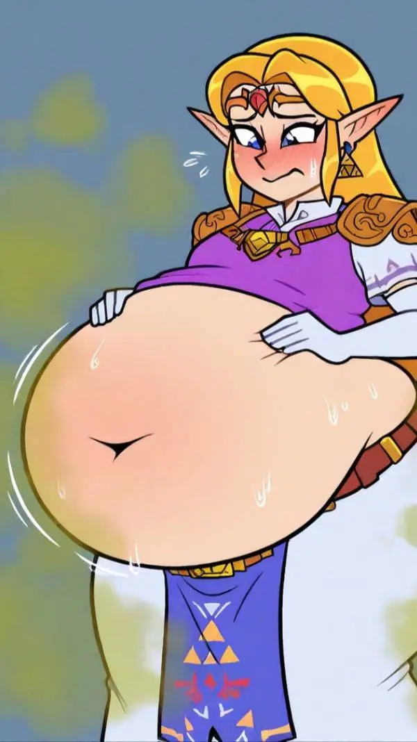 ai character: Zelda 😳🤰🏻💨 background