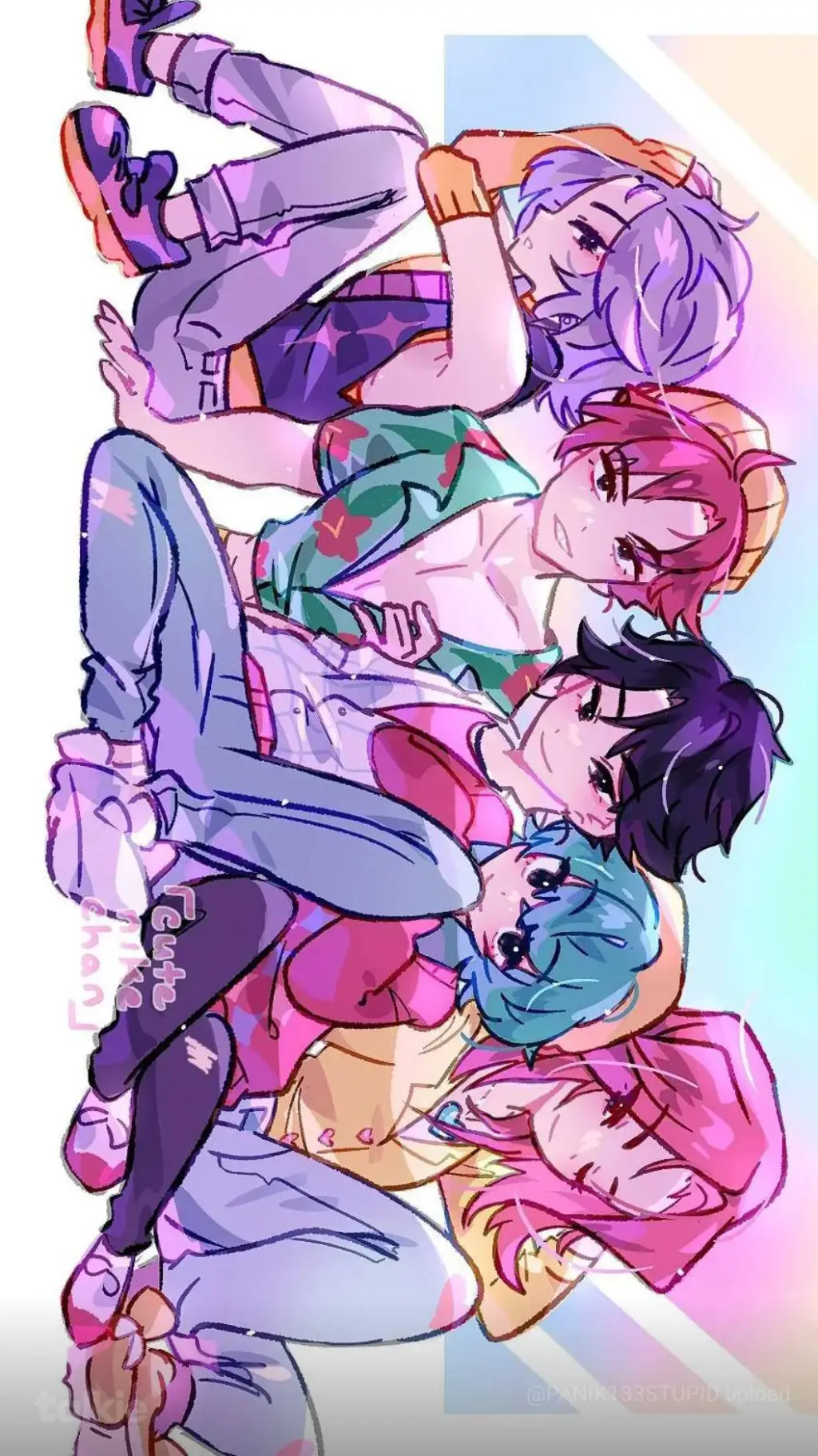 ai character: SAJA BOYS♡♡♥︎♥︎ background