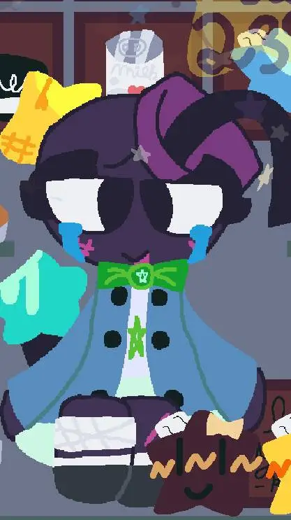 ai character: Violette background