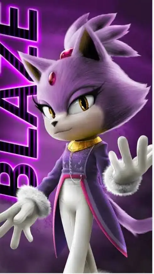 ai character: blaze the cat background