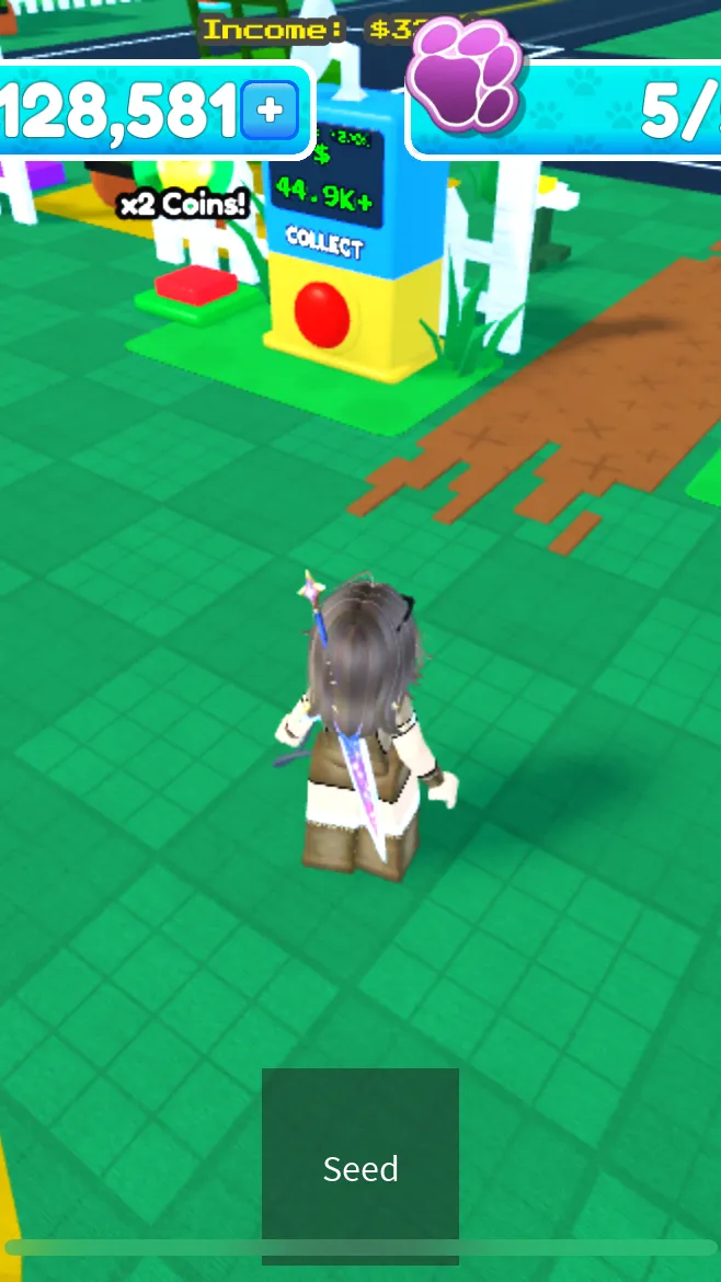 ai character: My Roblox account  background