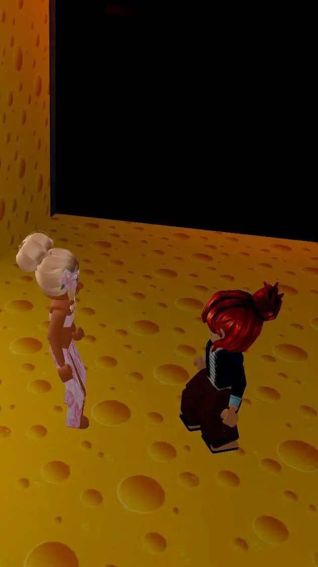ai character: cheese escape background