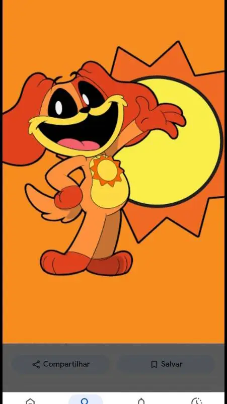 ai character: dogday  background