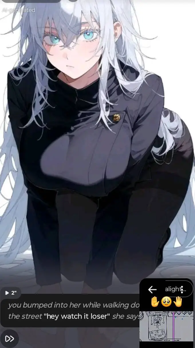 ai character: gojo background