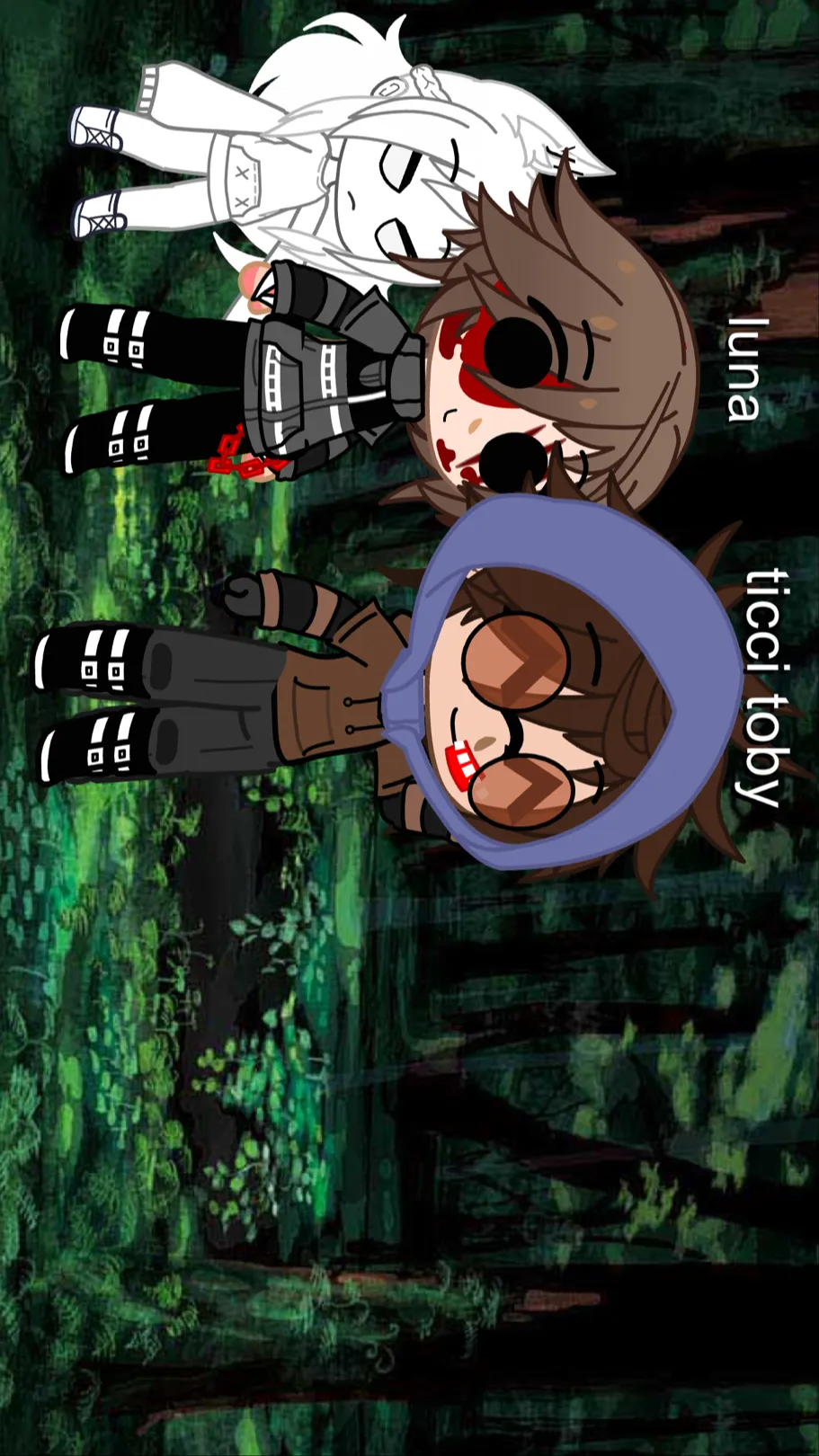 ai character: Ticci Toby background