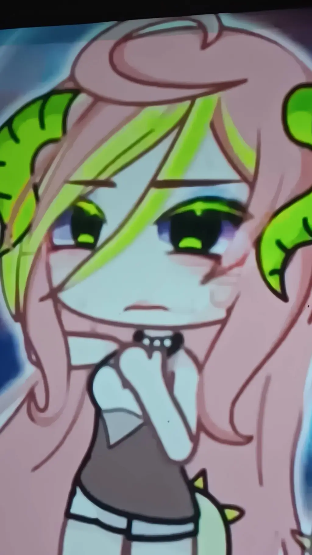 ai character: star🫶🏾🫐 background