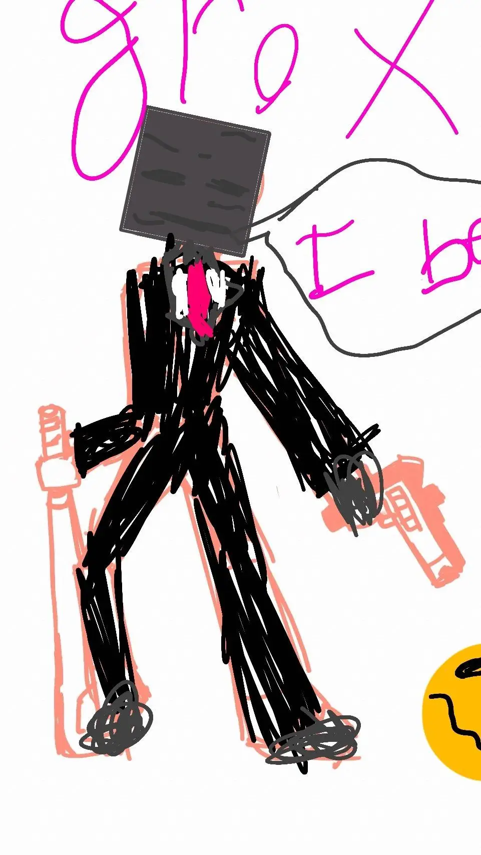 ai character: CANT DRAW? background