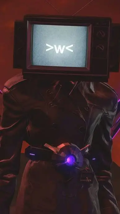 ai character: Tv woman background