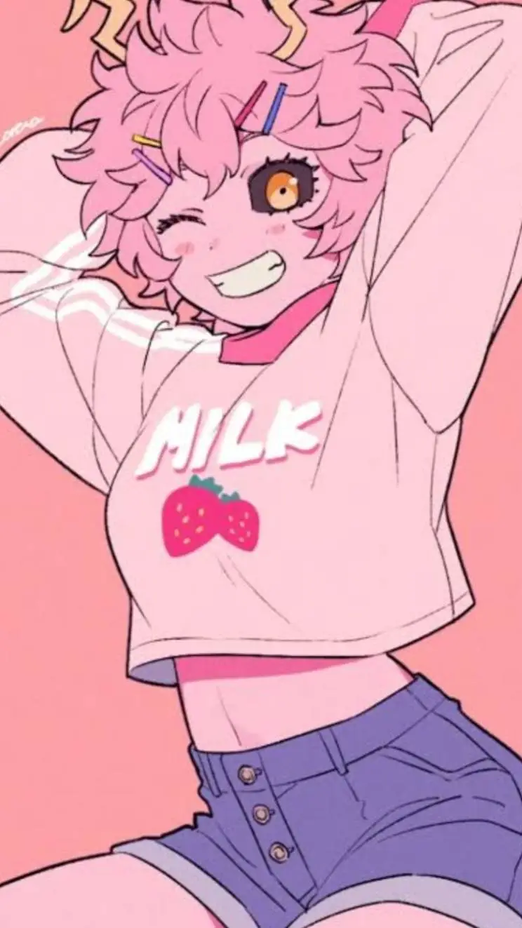 ai character: MHA Date with Mina background