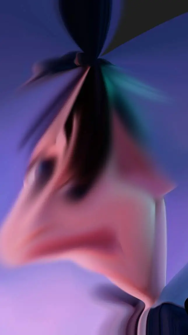 ai character: MHA BakuDeku noise background